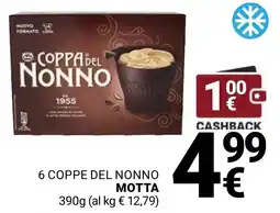Supermercati Gulliver Coppe del nonno Motta offerta