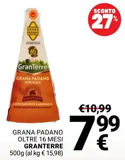 Supermercati Gulliver Grana Padano GranTerre offerta