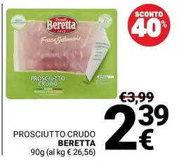 Supermercati Gulliver Prosciutto crudo Beretta offerta