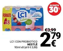 Supermercati Gulliver LC1 con probiotico Nestlé offerta