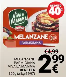 Supermercati Gulliver Melanzane Parmigiana Viva la Mamma Beretta offerta