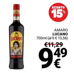 Supermercati Gulliver Amaro Lucano offerta