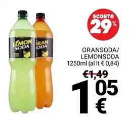 Supermercati Gulliver Oransoda/lemonsoda offerta