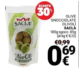 Supermercati Gulliver Olive snocciolate Saclà offerta