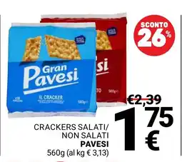Supermercati Gulliver Gran Pavesi Il Cracker offerta
