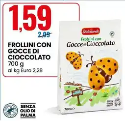 Eurospin Frollini con Gocce di Cioccolato offerta