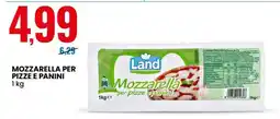 Eurospin MOZZARELLA PER PIZZE E PANINI offerta