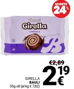 Supermercati Gulliver Girella Bauli offerta