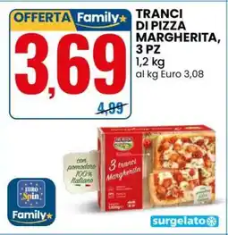 Eurospin TRANCI DI PIZZA MARGHERITA, 3 PZ offerta