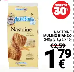 Supermercati Gulliver Nastrine Mulino Bianco offerta