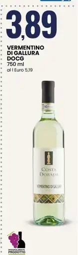 Eurospin Vermentino di Gallura DOCG offerta