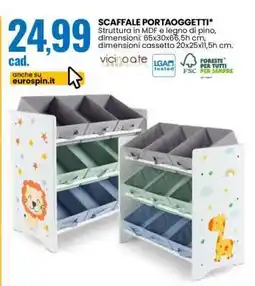 Eurospin SCAFFALE PORTAOGGETTI offerta