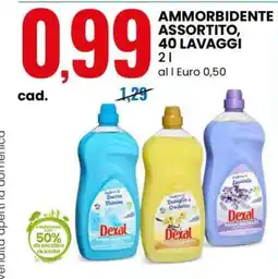 Eurospin AMMORBIDENTE ASSORTITO, 40 LAVAGGI offerta