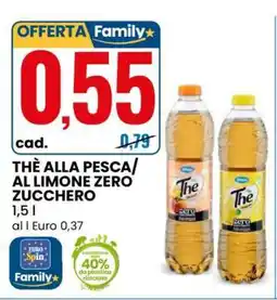Eurospin THÈ ALLA PESCA/AL LIMONE ZERO ZUCCHERO offerta