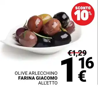Olive arlecchino farina giacomo