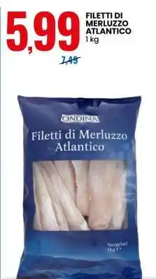Eurospin Filetti di merluzzo atlantico offerta