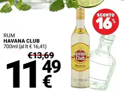 Supermercati Gulliver Rum Havana Club offerta
