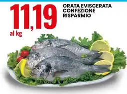 Eurospin Orata Eviscerata offerta