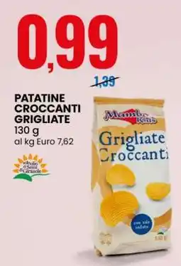 Eurospin PATATINE CROCCANTI GRIGLIATE offerta