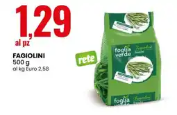 Eurospin Fagiolini offerta