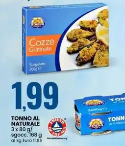Eurospin Athena Cozze Gratinate offerta