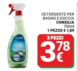 Supermercati Gulliver Detergente per bagno e doccia Consilia offerta
