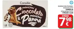 Supermercati Gulliver Consilia miniconi Cioccolato & Panna offerta