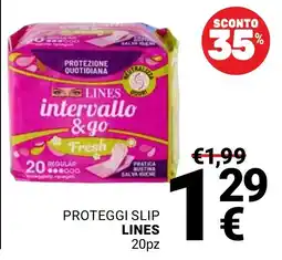 Supermercati Gulliver Proteggi slip Lines offerta
