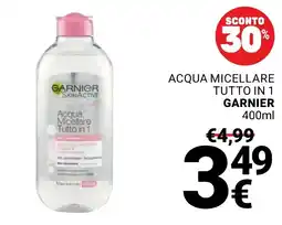Supermercati Gulliver Acqua Micellare Tutto in 1 Garnier offerta
