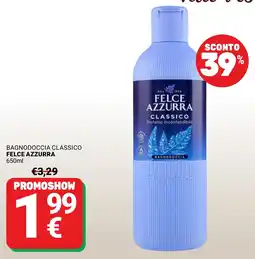 Supermercati Gulliver Bagnodoccia classico Felce Azzurra offerta