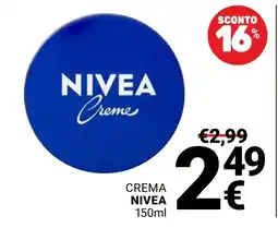 Supermercati Gulliver Crema Nivea offerta