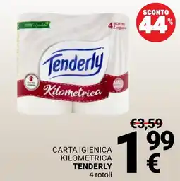 Supermercati Gulliver Carta igienica kilometrica Tenderly offerta