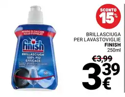 Supermercati Gulliver Brillasciuga per lavastoviglie Finish offerta