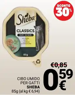Supermercati Gulliver Sheba Classics Pate offerta