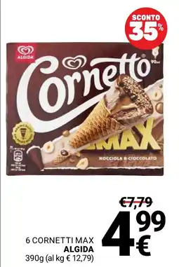 Supermercati Gulliver Cornetto Max Algida offerta