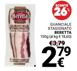 Supermercati Gulliver Guanciale stagionato Beretta offerta