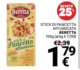 Supermercati Gulliver Stick di pancetta affumicata Beretta offerta