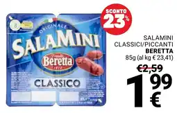 Supermercati Gulliver Salamini classico Beretta offerta