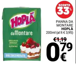 Supermercati Gulliver Panna da montare Hoplā offerta