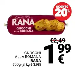 Supermercati Gulliver Gnocchi alla romana Rana offerta