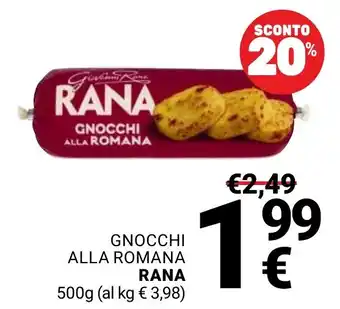 Supermercati Gulliver Gnocchi alla romana Rana offerta