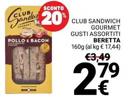 Supermercati Gulliver Club Sandwich Gourmet Pollo e Bacon offerta