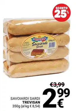 Supermercati Gulliver Savoiardi Sardi Trevisan offerta