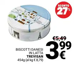 Supermercati Gulliver Biscotti danesi in latta Trevisan offerta