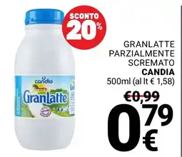 Supermercati Gulliver Granlatte parzialmente scremato Candia offerta