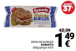 Supermercati Gulliver Brioche Burger Roberto offerta