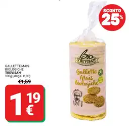 Supermercati Gulliver Gallette Mais Biologiche Trevisan offerta