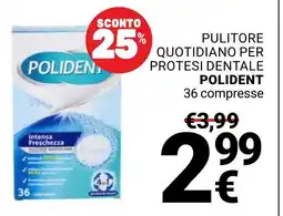 Supermercati Gulliver Pulitore quotidiano per protesi dentale Polident offerta