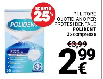Supermercati Gulliver Pulitore quotidiano per protesi dentale Polident offerta