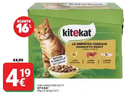 Supermercati Gulliver Cibo umido per gatti KIT E KAT offerta